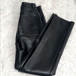 Wilfred faux leather black pants 
From Aritzia